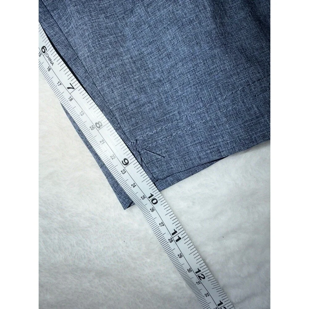 Ben Hogan Golf Shorts Mens‎ 44 Blue Heather Performance Active Flex Waist WT4414